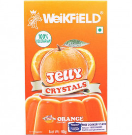 Weikfield Jelly Crystals Orange Flavour  Box  90 grams